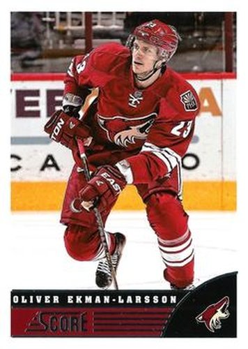 #393 Oliver Ekman-Larsson - Phoenix Coyotes - 2013-14 Score Hockey