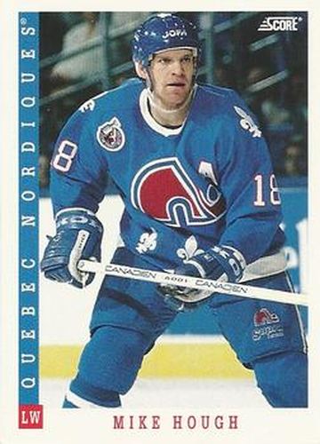 #393 Mike Hough - Quebec Nordiques - 1993-94 Score Canadian Hockey