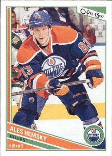 #393 Ales Hemsky - Edmonton Oilers - 2013-14 O-Pee-Chee Hockey