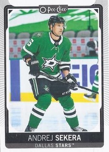 #393 Andrej Sekera - Dallas Stars - 2021-22 O-Pee-Chee Hockey