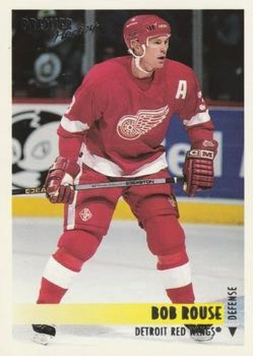 #393 Bob Rouse - Detroit Red Wings - 1994-95 Topps Premier Hockey