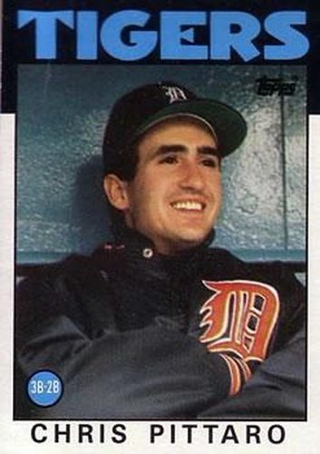 #393 Chris Pittaro - Detroit Tigers - 1986 Topps Baseball