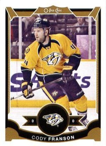 #393 Cody Franson - Nashville Predators - 2015-16 O-Pee-Chee Hockey