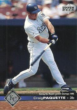 #393 Craig Paquette - Kansas City Royals - 1997 Upper Deck Baseball