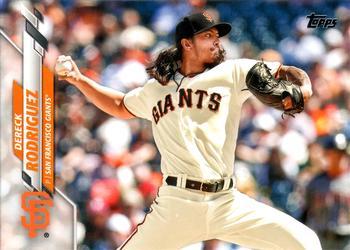 #393 Dereck Rodriguez - San Francisco Giants - 2020 Topps Baseball