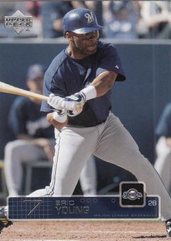 #393 Eric Young - Milwaukee Brewers - 2003 Upper Deck Baseball