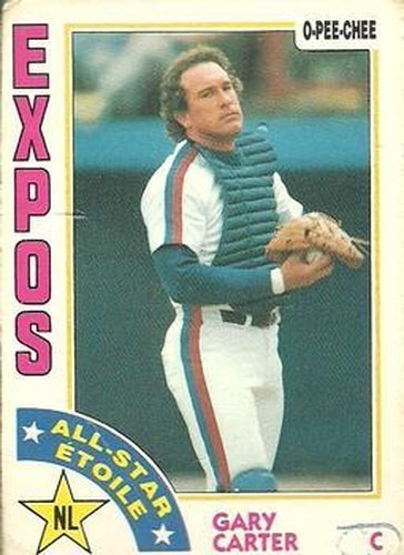 #393 Gary Carter - Montreal Expos - 1984 O-Pee-Chee Baseball