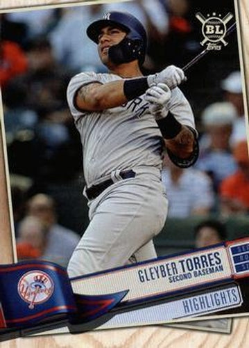 #393 Gleyber Torres - New York Yankees - 2019 Topps Big League Baseball