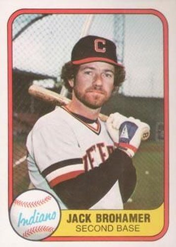 #393 Jack Brohamer - Cleveland Indians - 1981 Fleer Baseball