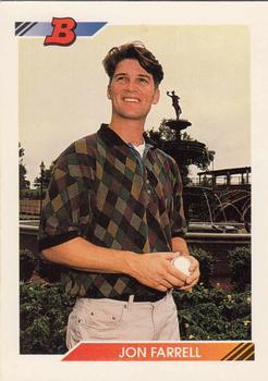 #393 Jon Farrell - Pittsburgh Pirates - 1992 Bowman Baseball