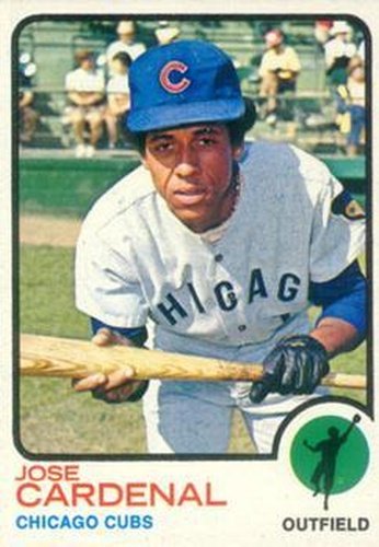 #393 Jose Cardenal - Chicago Cubs - 1973 Topps Baseball