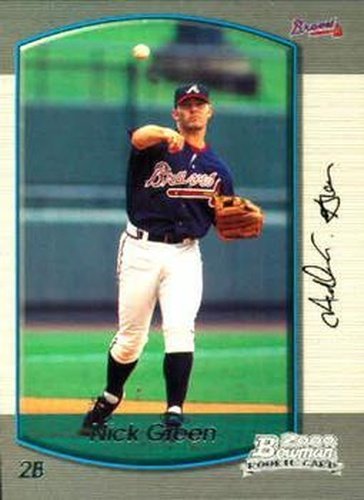 #393 Nick Green - Atlanta Braves - 2000 Bowman Baseball