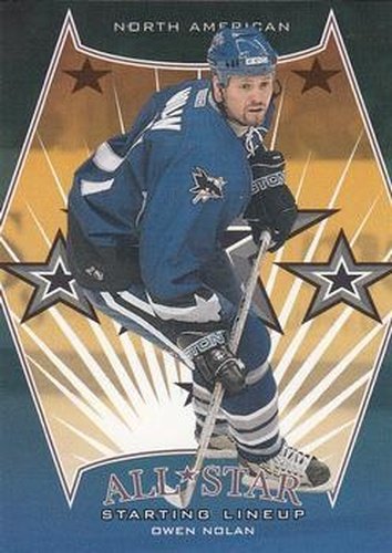 #393 Owen Nolan - San Jose Sharks - 2002-03 Be a Player First Edition Hockey