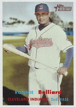 #393 Ronnie Belliard - Cleveland Indians - 2006 Topps Heritage Baseball