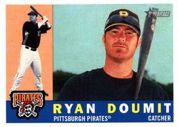 #393 Ryan Doumit - Pittsburgh Pirates - 2009 Topps Heritage Baseball
