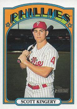 #393 Scott Kingery - Philadelphia Phillies - 2021 Topps Heritage Baseball