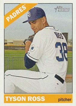 #393 Tyson Ross - San Diego Padres - 2015 Topps Heritage Baseball