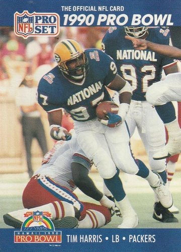 #393 Tim Harris - Green Bay Packers - 1990 Pro Set Football