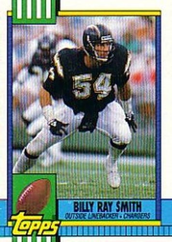 #393 Billy Ray Smith - San Diego Chargers - 1990 Topps Football