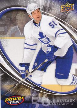 #393 Andre Deveaux - Toronto Maple Leafs - 2008-09 Upper Deck Power Play Box Set Hockey