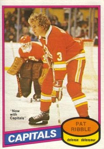 #393 Pat Ribble - Washington Capitals - 1980-81 O-Pee-Chee Hockey