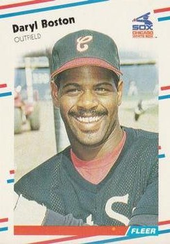 #393 Daryl Boston - Chicago White Sox - 1988 Fleer Baseball