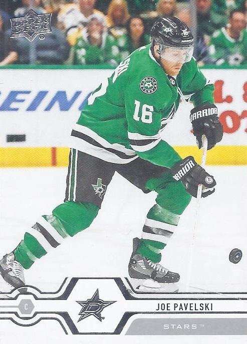 #393 Joe Pavelski - Dallas Stars - 2019-20 Upper Deck Hockey