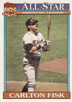 #393 Carlton Fisk - Chicago White Sox - 1991 O-Pee-Chee Baseball