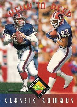 #393 Jim Kelly / Andre Reed - Buffalo Bills - 1994 Pro Line Live Football