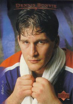 #393 Dennis Bonvie - Edmonton Oilers - 1995-96 Upper Deck Hockey