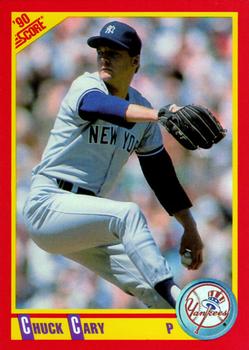 #393 Chuck Cary - New York Yankees - 1990 Score Baseball