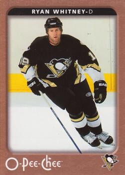 #393 Ryan Whitney - Pittsburgh Penguins - 2006-07 O-Pee-Chee Hockey