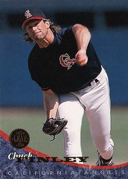 #394 Chuck Finley - California Angels - 1994 Leaf Baseball