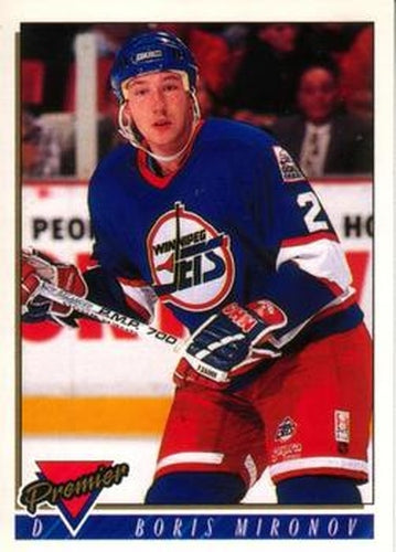 #394 Boris Mironov - Winnipeg Jets - 1993-94 O-Pee-Chee Premier Hockey