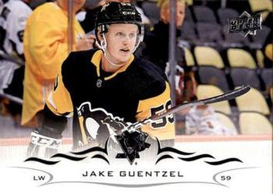 #394 Jake Guentzel - Pittsburgh Penguins - 2018-19 Upper Deck Hockey
