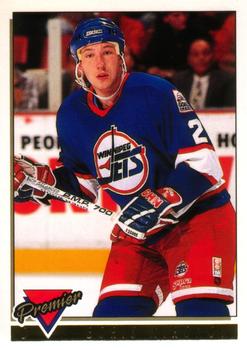 #394 Boris Mironov - Winnipeg Jets - 1993-94 O-Pee-Chee Premier Hockey - Gold