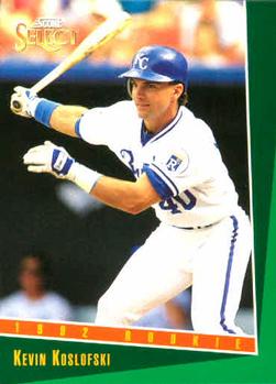 #394 Kevin Koslofski - Kansas City Royals - 1993 Select Baseball