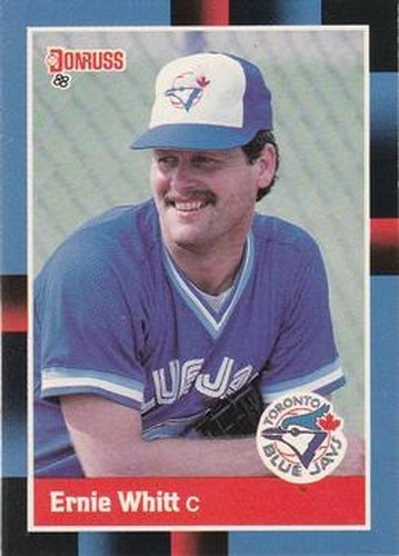 #394 Ernie Whitt - Toronto Blue Jays - 1988 Donruss Baseball