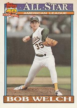 #394 Bob Welch - Oakland Athletics - 1991 O-Pee-Chee Baseball