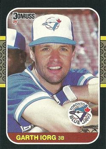 #394 Garth Iorg - Toronto Blue Jays - 1987 Donruss Baseball