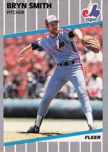 #394 Bryn Smith - Montreal Expos - 1989 Fleer Baseball
