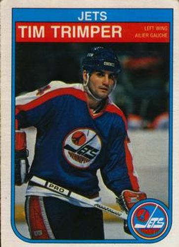 #394 Tim Trimper - Winnipeg Jets - 1982-83 O-Pee-Chee Hockey