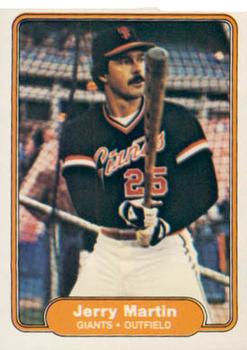 #394 Jerry Martin - San Francisco Giants - 1982 Fleer Baseball