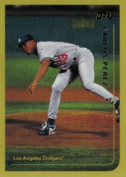 #394 Carlos Perez - Los Angeles Dodgers - 1999 Topps Baseball