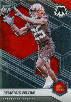 #394 Demetric Felton - Cleveland Browns - 2021 Panini Mosaic Football