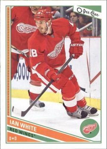 #394 Ian White - Detroit Red Wings - 2013-14 O-Pee-Chee Hockey