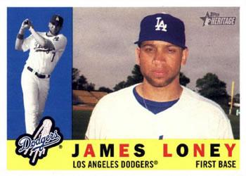 #394 James Loney - Los Angeles Dodgers - 2009 Topps Heritage Baseball