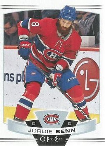 #394 Jordie Benn - Montreal Canadiens - 2019-20 O-Pee-Chee Hockey