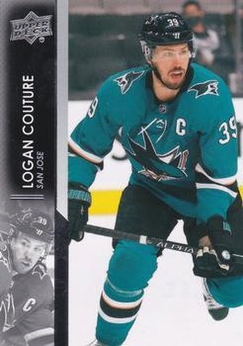 #394 Logan Couture - San Jose Sharks - 2021-22 Upper Deck Hockey