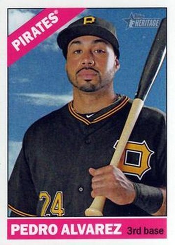 #394 Pedro Alvarez - Pittsburgh Pirates - 2015 Topps Heritage Baseball